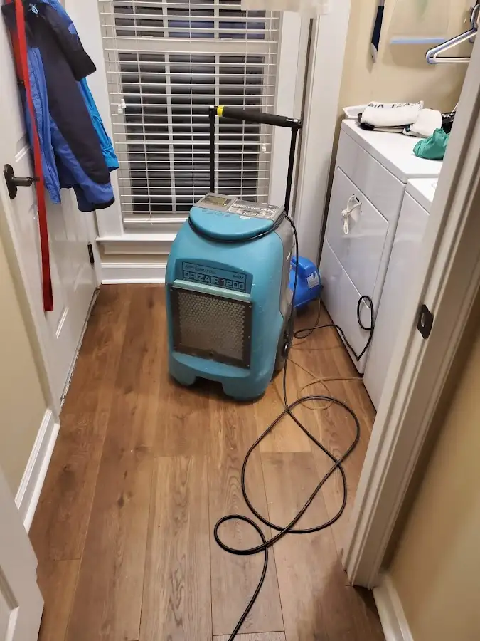 Commercial dehumidifier deployed for Flood Damage Cleanup in Cedar Park